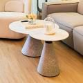 Ben Yeo's Condo | Products Seen: [Uno Coffee Table – Dia445 - (Sintered) & Uno Coffee Table – Dia700 - (Sintered)]